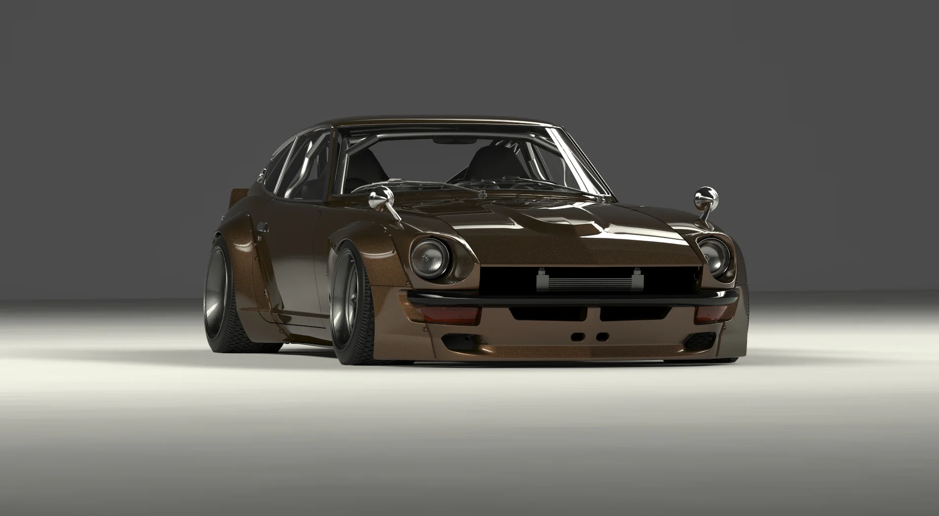 Pandem | V1.0 Nissan 240Z S30 + Duck Wing with [FRP] / [CFRP] [Options] | 1970 - 1973 - Image 5