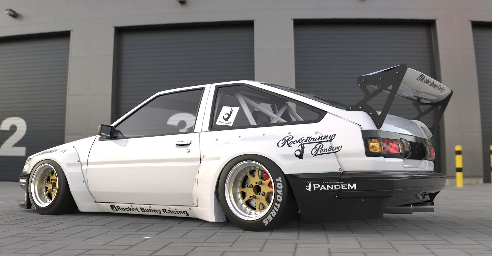 Pandem | V1.0 Toyota Corolla Levin AE86 + GT Wing | 1983 - 1987 - Image 9
