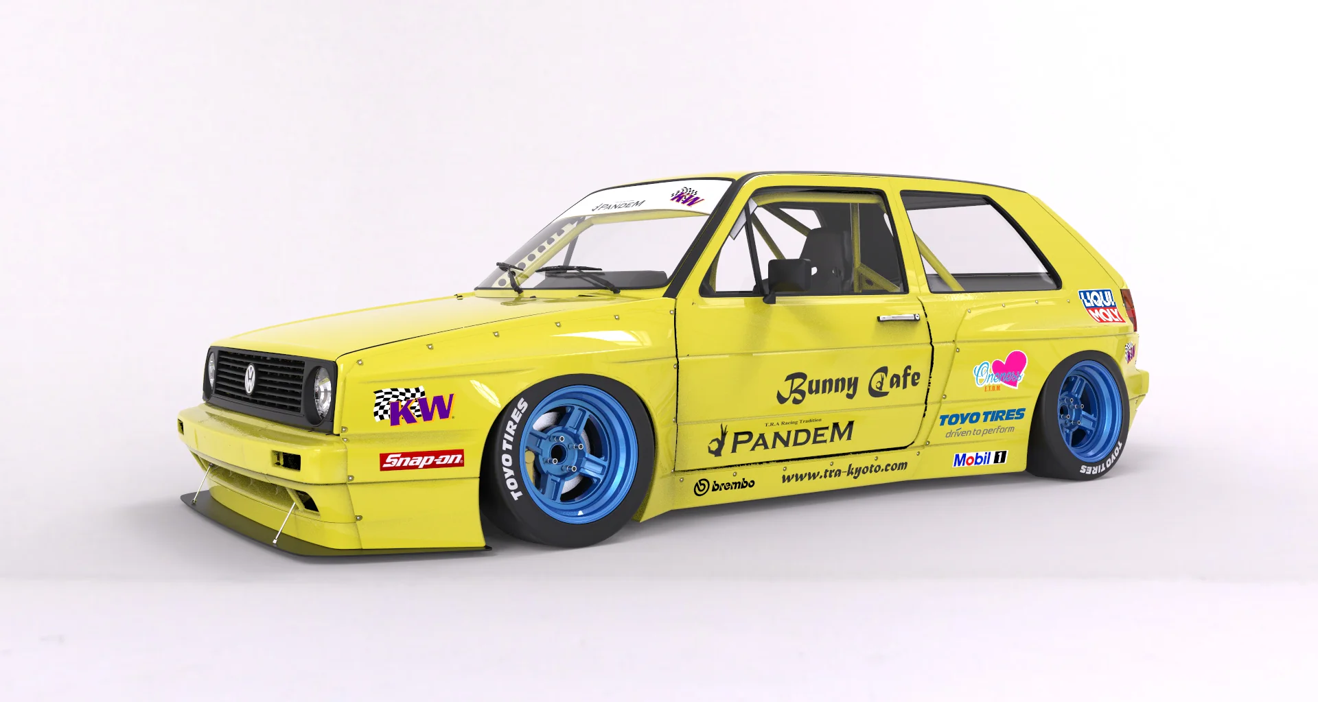 Pandem Racing | V1.0 Volkswagen Golf MK2 | 1983 - 1992 - Image 5
