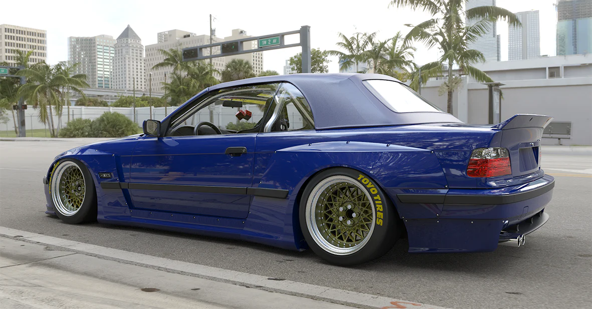Pandem | V1.0 BMW E36 3 Series + Duck Wing | 1992 - 1999 - Image 3