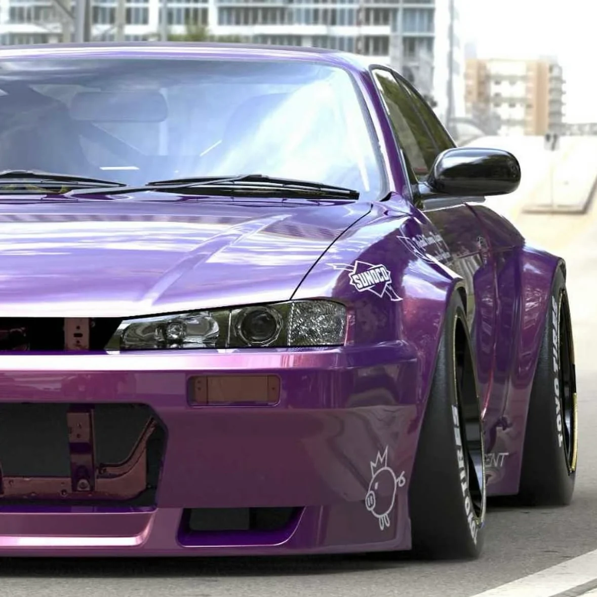PANDEM x 6666 FOUR SIX GT RODEO SPECIAL | V3.0 Nissan Silvia [S14] + Duck Wing | 1994 - 1996 - Image 3