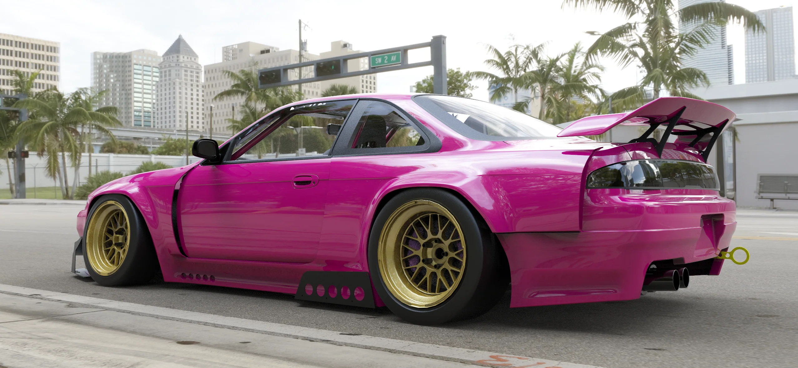 PANDEM x 6666 FOUR SIX GT RODEO SPECIAL | V3.5 Nissan Silvia [S14] + Duck Wing | 1994 - 1996 - Image 2