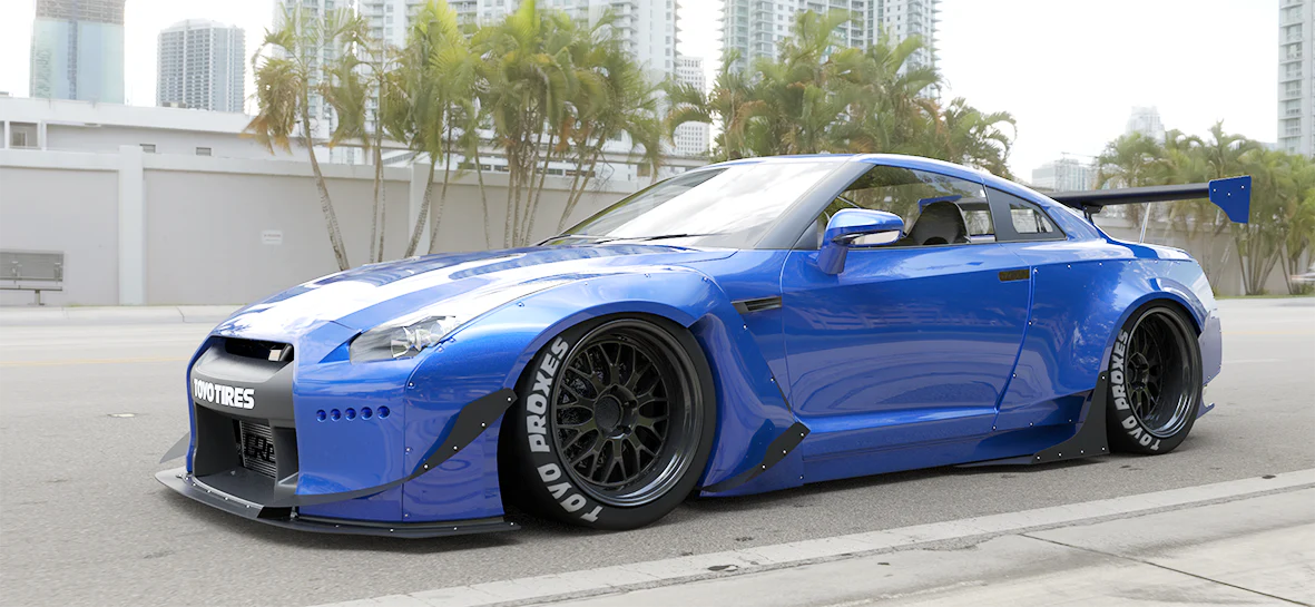 Rocket Bunny Racing | V1.0 Nissan R35 GT-R + GT Wing | 2009-2015 - Image 4