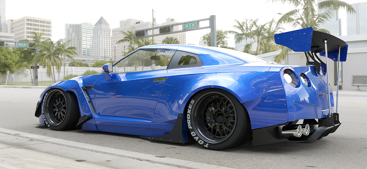 Rocket Bunny Racing | V1.0 Nissan R35 GT-R + GT Wing | 2009-2015 - Image 5