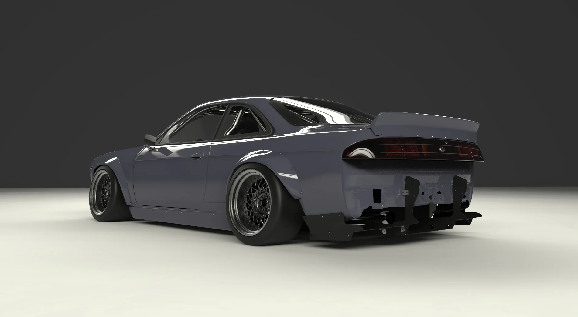 Rocket Bunny Racing | V2.0 Nissan Silvia BOSS [S14] + Duck Wing | 1995-1998 - Image 9