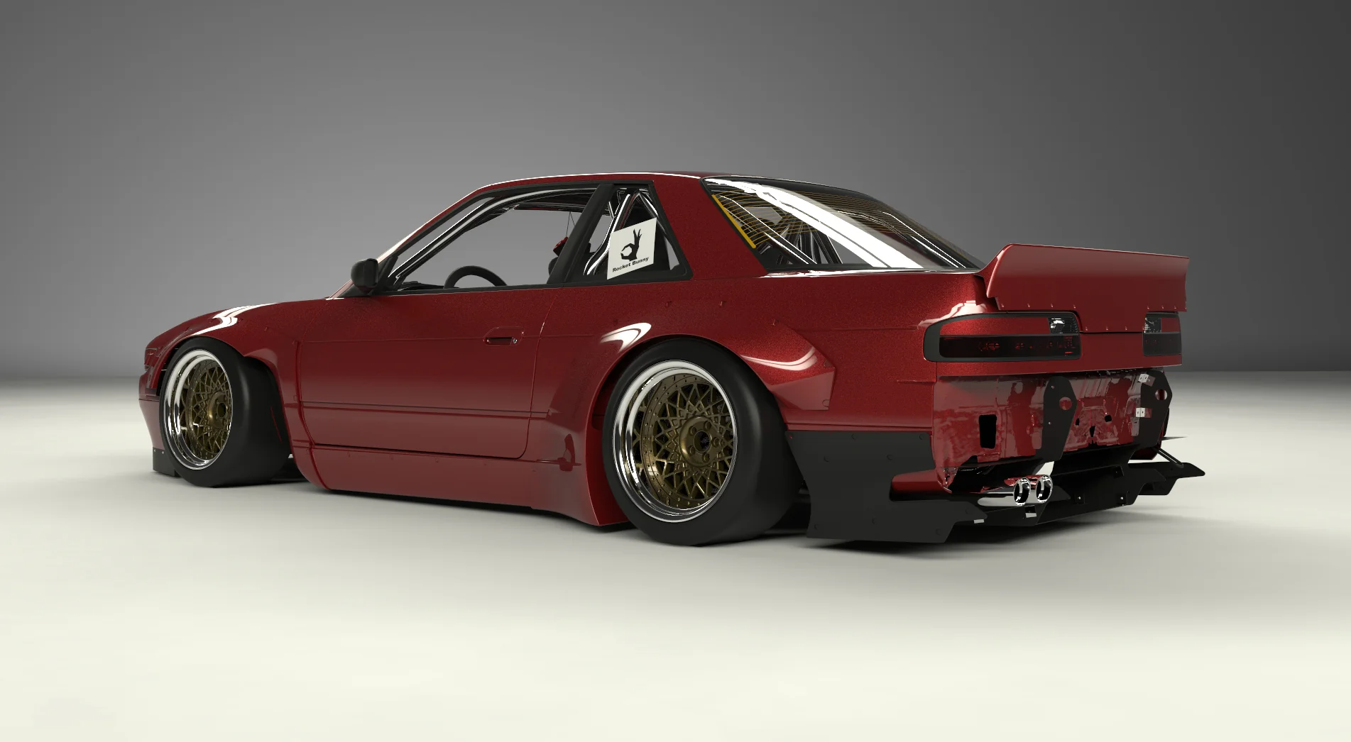 Rocket Bunny Racing | V2.0 Nissan Silvia [S13] + Duck Wing | 1989-1993 - Image 8